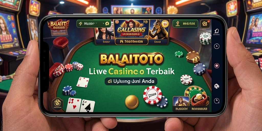 Tampilan menarik dan interaktif dalam gameplay Live Casino.