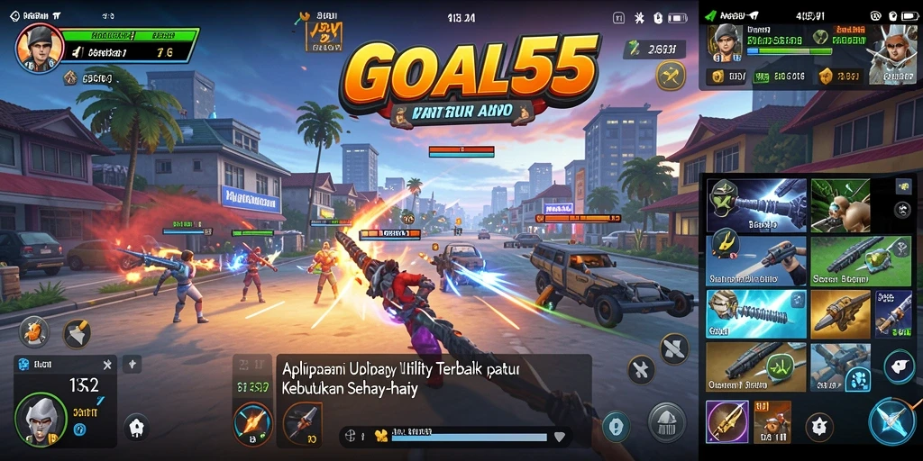Tampilan antarmuka GOAL55 yang user-friendly dan fungsional.