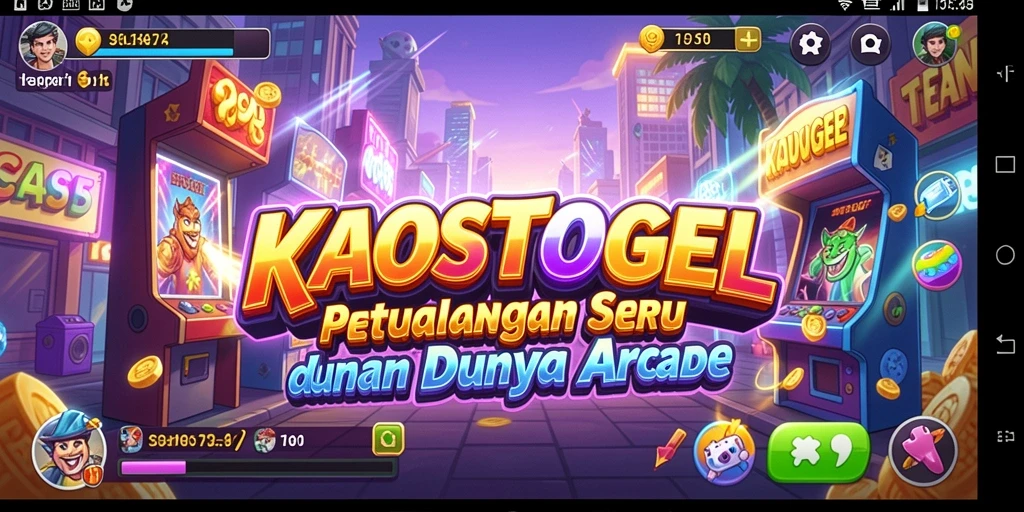 Tampilan gameplay KAOSTOGEL yang penuh aksi dan tantangan seru.