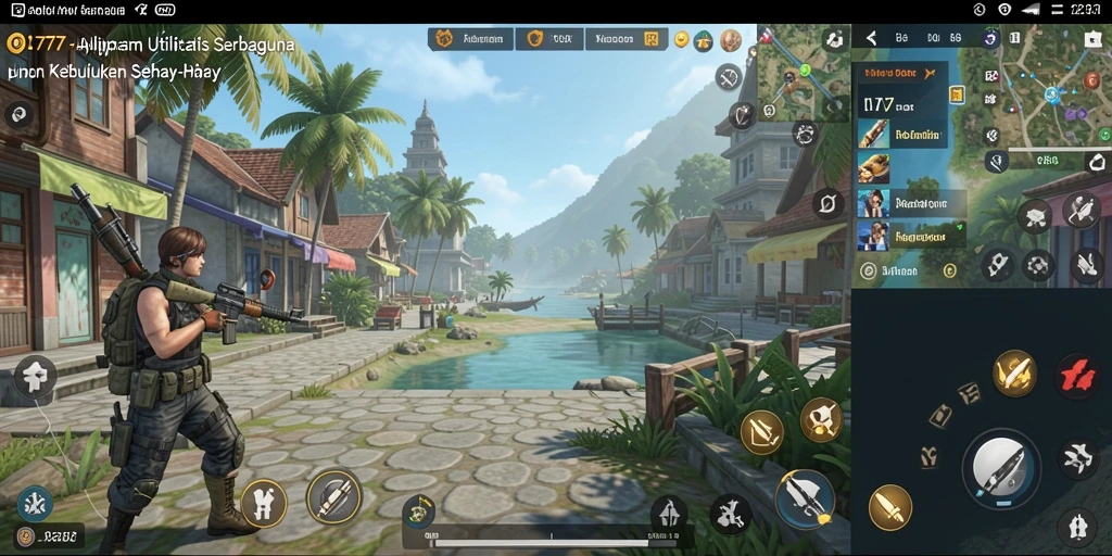 Screenshot utama L777 yang menampilkan fitur-fitur utilitas canggih.