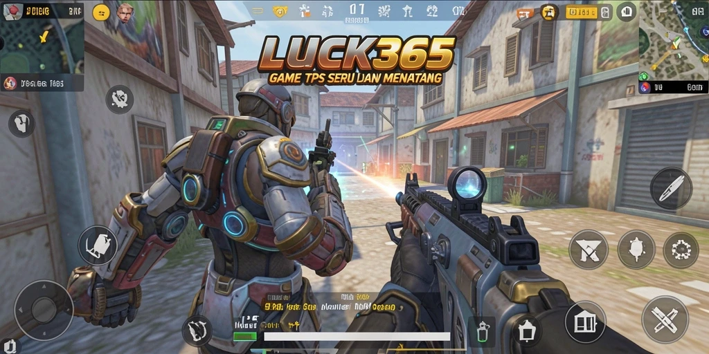 Tampilan gameplay seru dan menegangkan di LUCK365.