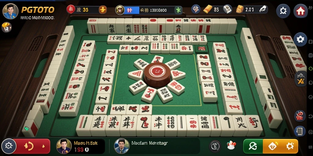 Tampilan gameplay menarik dari PGTOTO yang menghadirkan pengalaman Mahjong.