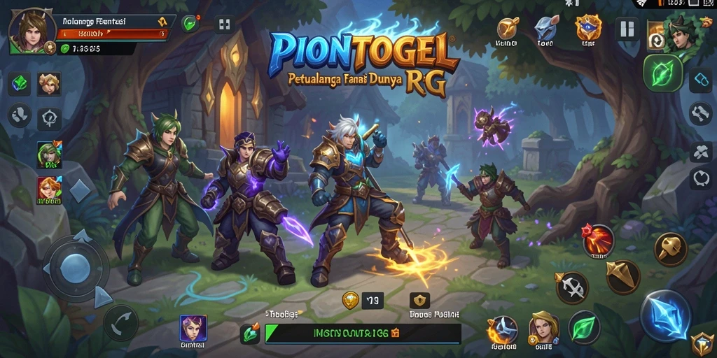 Tangkapan layar gameplay RPG yang seru dan mendebarkan.