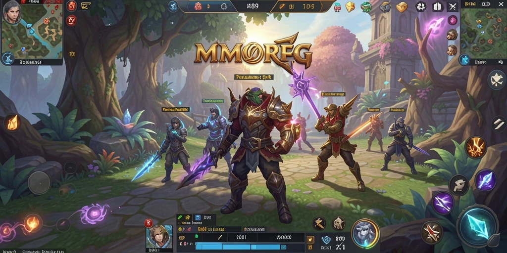 Tampilan permainan <strong>RR89</strong> yang menawan dan penuh aksi MMORPG.