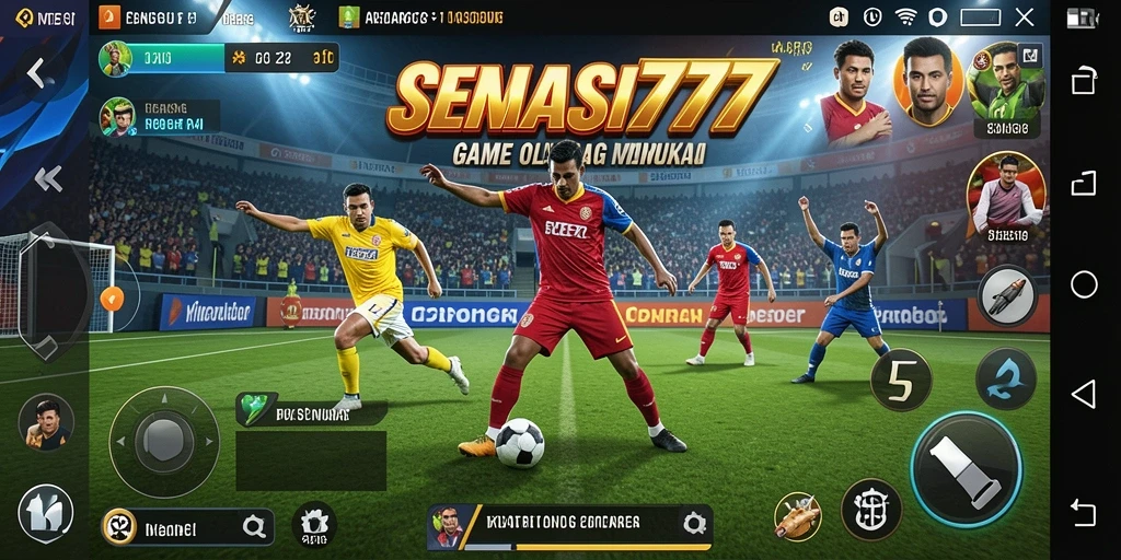 Tampilan utama gameplay SENSASI777 yang penuh aksi.